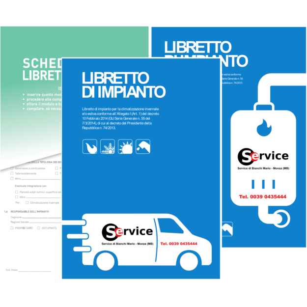 ET16xC-TOP Libretto Impianto PERSONALIZZATO con scheda copiativa