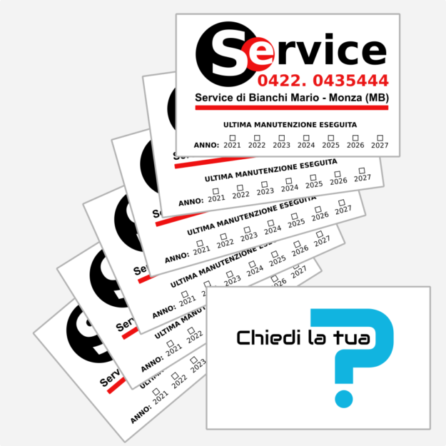 ET420 ETICHETTE PER CALDAIE 85x55