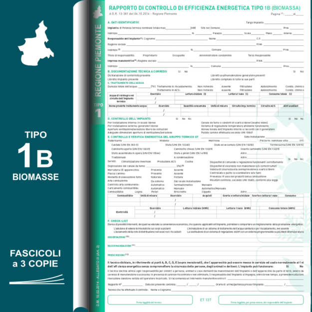 ET153-FA RAPPORTO DI CONTROLLO TIPO 1B PIEMONTE 3 COPIE